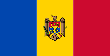 Official National Flag of Moldova