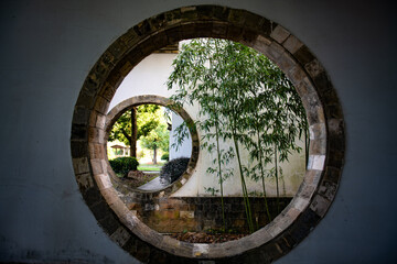 Modern buildings and rural skyscrapers and tourist attractions in China