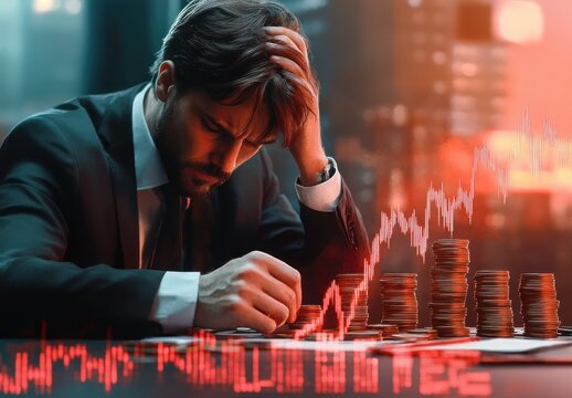Economic Downturn and Business Challenges Amidst War and Crisis in 2025 - Powered by Adobe