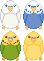 Budgie Pixel Art