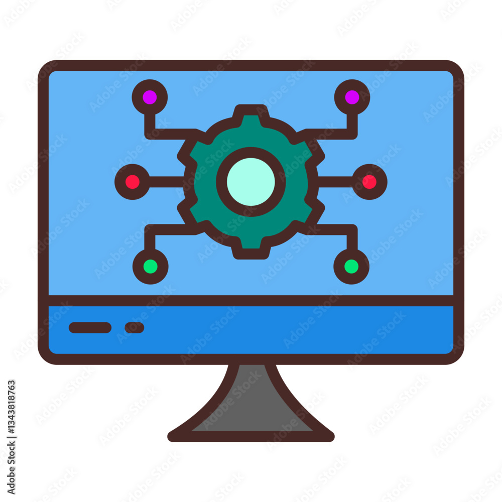 Sticker api icon design
