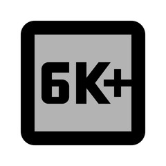 6K Plus Button
