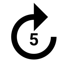 Forward 5 Seconds Icon
