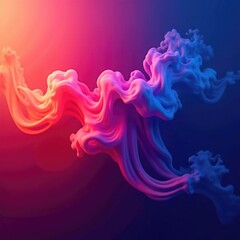 Obraz premium Abstract background of bright colored smoke with space for text. Suitable for use in banners, for advertising or designs, background design, digital art, texture, websites, business, invitations, card