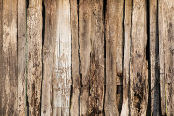 Old wooden plank fence pattern and texture background.Grunge wooden fence.For graphic design,3D rendering and banner background