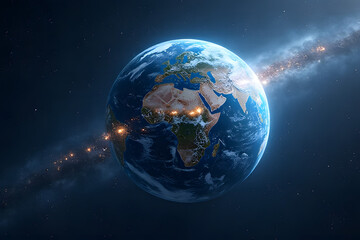 Fototapeta premium earth in space