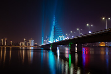 Fototapeta premium Modern buildings and rural skyscrapers and tourist attractions in China