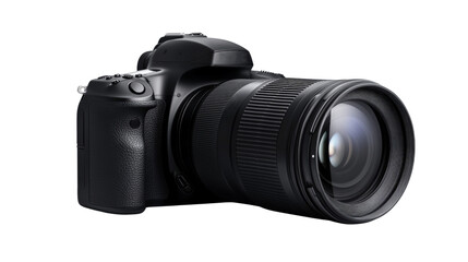 Modern DSLR Camera: A sleek and modern digital single-lens reflex camera, rendered in stunning detail, ready to capture life's precious moments.