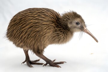 hedgehog on white background