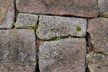 old stone wall texture, closeup