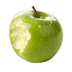 Green Apple, Bitten Apple, Fruit