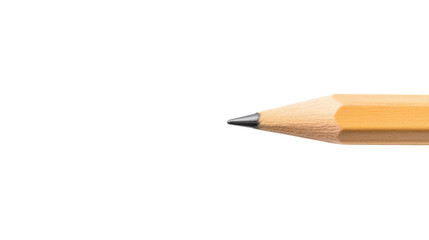 Focused Pencil: The sharp point of a pristine pencil, a symbol of creativity, focus, and potential, ready to make its mark on a fresh sheet.