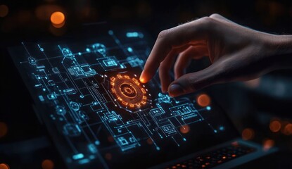 Obraz premium Enhancing Business Efficiency with Quantum Computing and AI for Advanced Technology Solutions