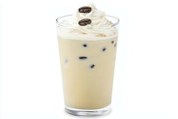 Iced Coffee with Cream Swirl