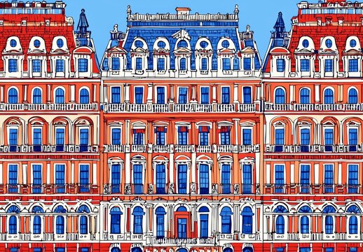 Shadowed Architectural Elements in Travel Tourism Design