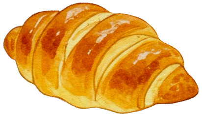 croissant isolated on white background