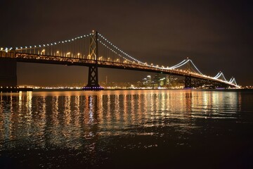 Fototapeta premium Iconic Bridge at Night