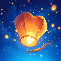 love and heart symbol of illustrator for use valentine or advertising. Generative AI Illustration