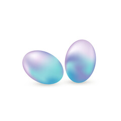 Happy Easter Neon Eggs Pack Vector Logo