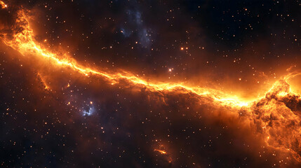 Fototapeta premium A futuristic sci-fi portal glowing with radiant energy, leading into a mysterious and unknown dimension of infinite possibilities.