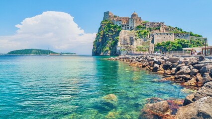 View of Ischia, from Aragonese Castel