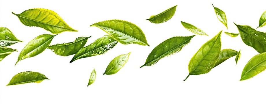 Fresh Tea Leaves Falling (4)