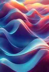 Dynamic Colorful Waves Pattern Abstract Texture Illustration Design Collage Trendy Modern Artistic Background