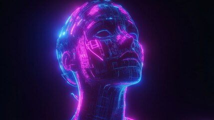 Artificial Intelligence-Driven Futuristic Holographic Display