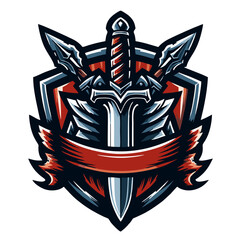 sword vector logo