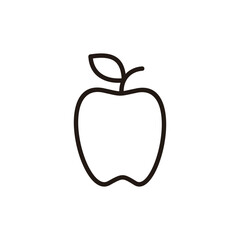 Apple icon logo design. Apple sign and symbols for web design.