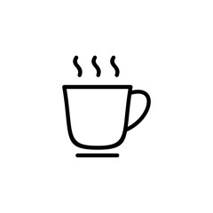 coffee cup icon logo design. cup a coffee sign and symbol
