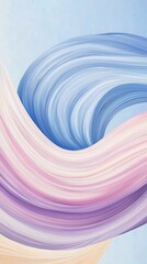 Abstract Pastel Swirls Background.