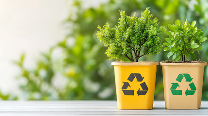 Eco-friendly Photo featuring recycling and nature themes