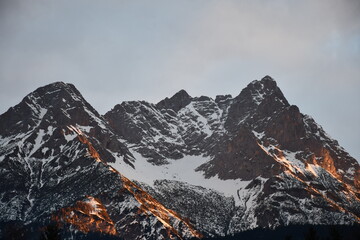 Sonnenuntergang an den Steinbergen