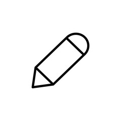 Pencil icon logo design. pen sign and symbol. edit icon vector