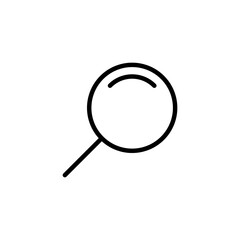 Search icon logo design. search magnifying glass sign and symbol
