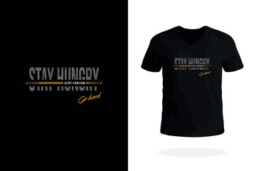 Stay Hungry Stay Foolish T-Shirt Design