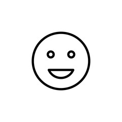 Smile icon logo design. smile emoticon icon. feedback sign and symbol