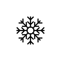 Snow icon logo design. snowflake sign and symbol