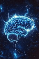 Human brain in space