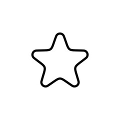 Star icon logo design. rating sign and symbol. favourite star icon