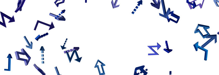 Abstract Blue Arrows Background