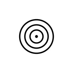 Target icon logo design. goal icon vector. target marketing sign and symbol