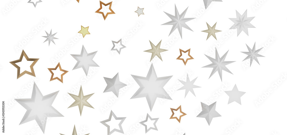 Poster An abstract background image featuring numerous twinkling stars, arranged in a cluster.