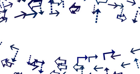 Abstract Green Arrows Background