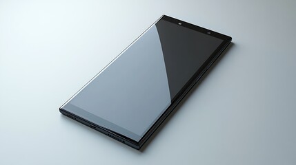 Smartphone on White Surface for Communication