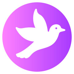 bird gradient icon
