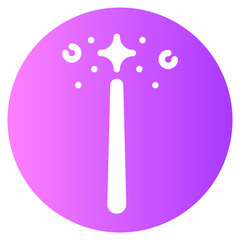 magic wand gradient icon