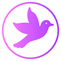 bird gradient icon
