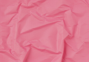Obraz premium [Generative AI] 사랑스러운 분홍색 구겨진 종이 질감